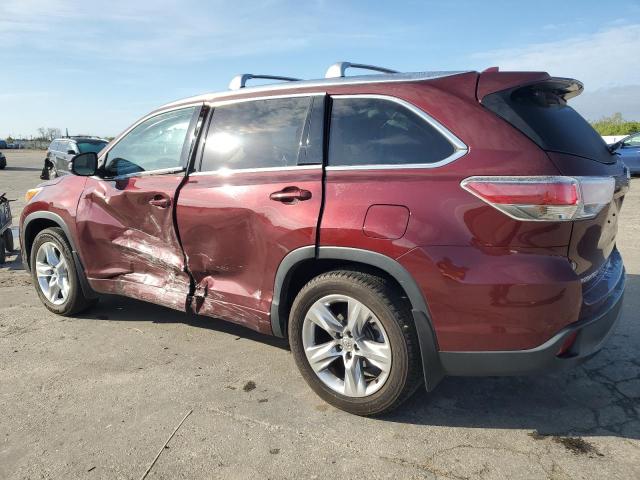 Изображение 2 2014 TOYOTA HIGHLANDER LIMITED 2014 с VIN 5TDDKRFH3ES055396