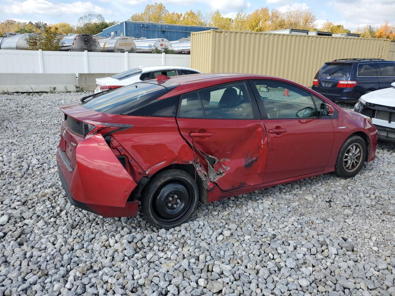 Image 3 of 2017 TOYOTA PRIUS  2017 with VIN JTDKBRFU2H3565605