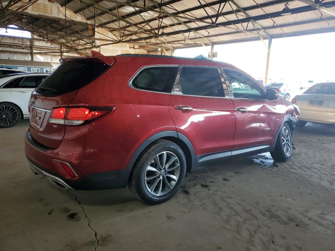 Изображение 3 2018 HYUNDAI SANTA FE SE 2018 с VIN KM8SM4HF3JU269421
