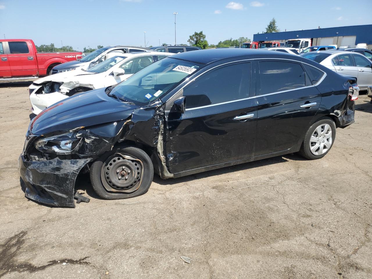 Image 1 of 2019 NISSAN SENTRA S 2019 with VIN 3N1AB7AP8KY227953
