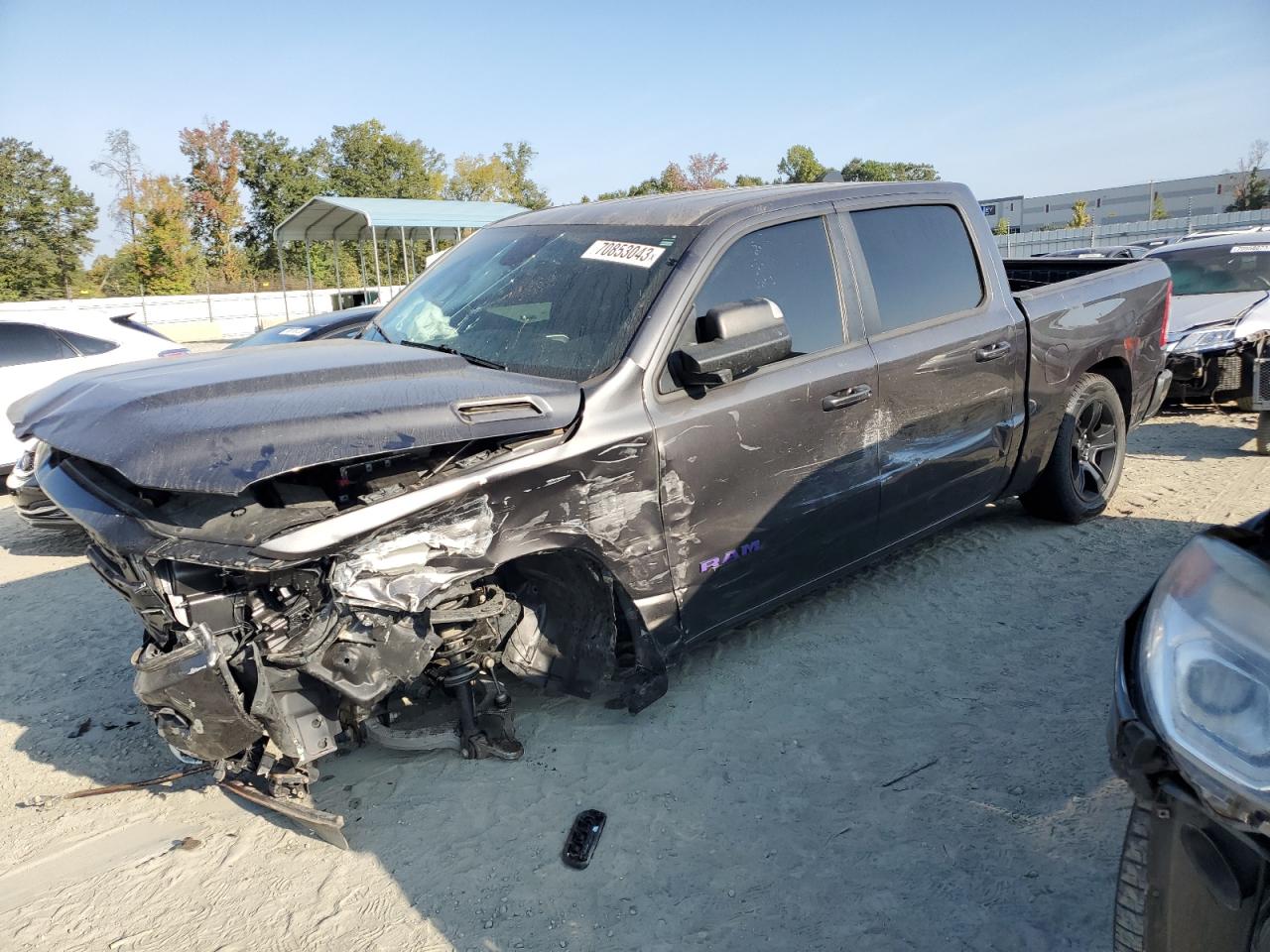 Image 1 of 2021 RAM 1500 BIG HORN/LONE STAR 2021 with VIN 1C6SRFFT6MN598906