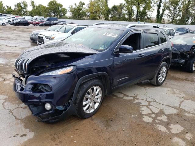Image 1 of 2016 JEEP CHEROKEE LIMITED 2016 with VIN 1C4PJMDS6GW188447