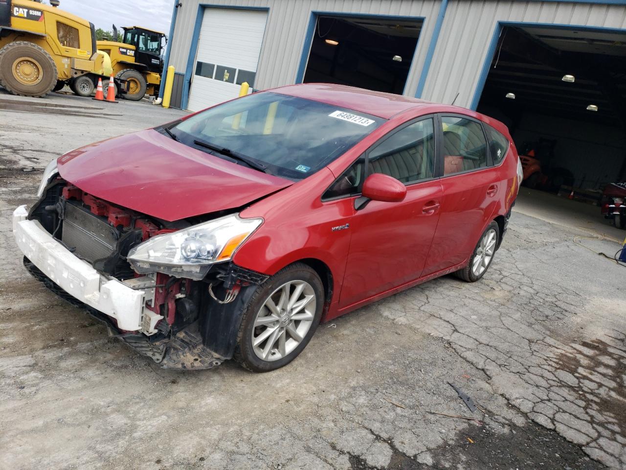 Image 1 of 2012 TOYOTA PRIUS V  2012 with VIN JTDZN3EU6C3028989