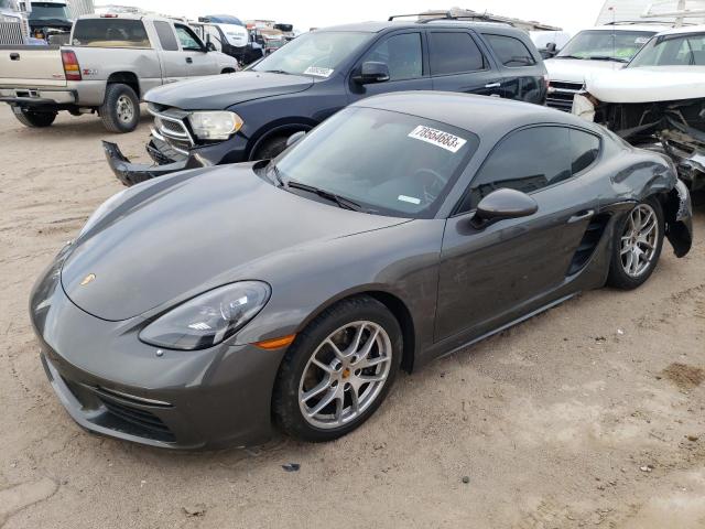 Image 1 of 2019 PORSCHE CAYMAN BASE 2019 with VIN WP0AA2A81KS261338