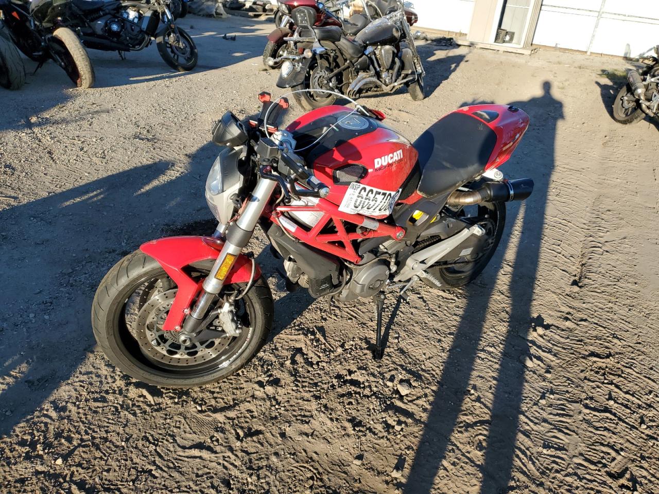 Image 2 of Ducati Monster 696 2010 with VIN ZDM1RADN1AB030768
