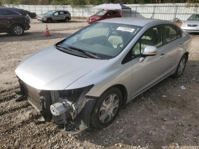 Image 1 of 2012 HONDA CIVIC HYBRID L 2012 with VIN JHMFB4F38CS004527