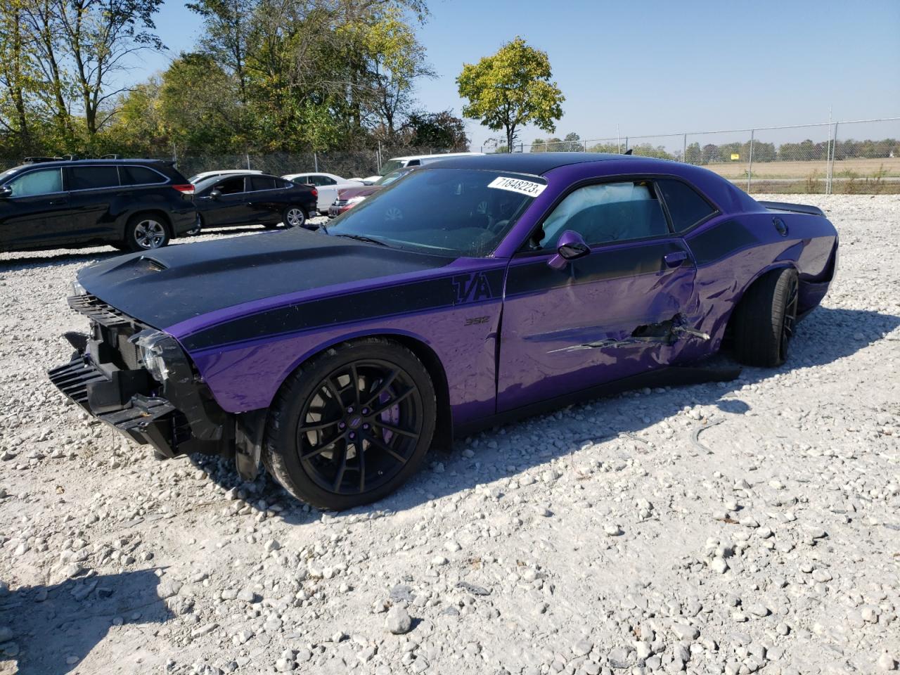 Image 1 of 2019 DODGE CHALLENGER R/T SCAT PACK 2019 with VIN 2C3CDZFJ7KH574331