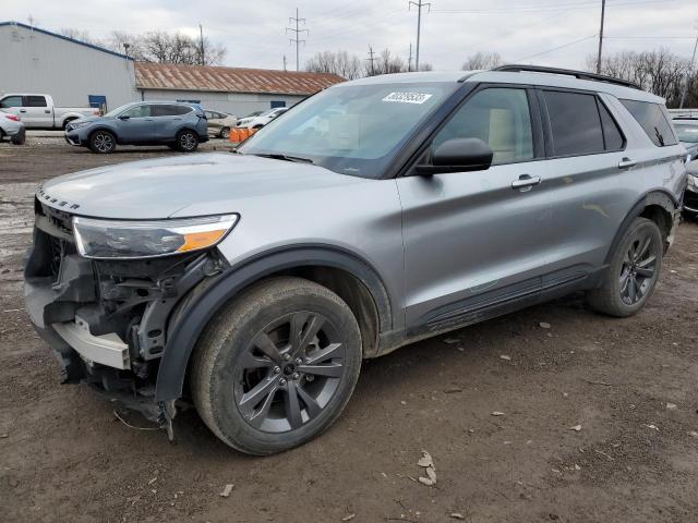 Image 1 of 2021 FORD EXPLORER XLT 2021 with VIN 1FMSK8DH4MGB14044