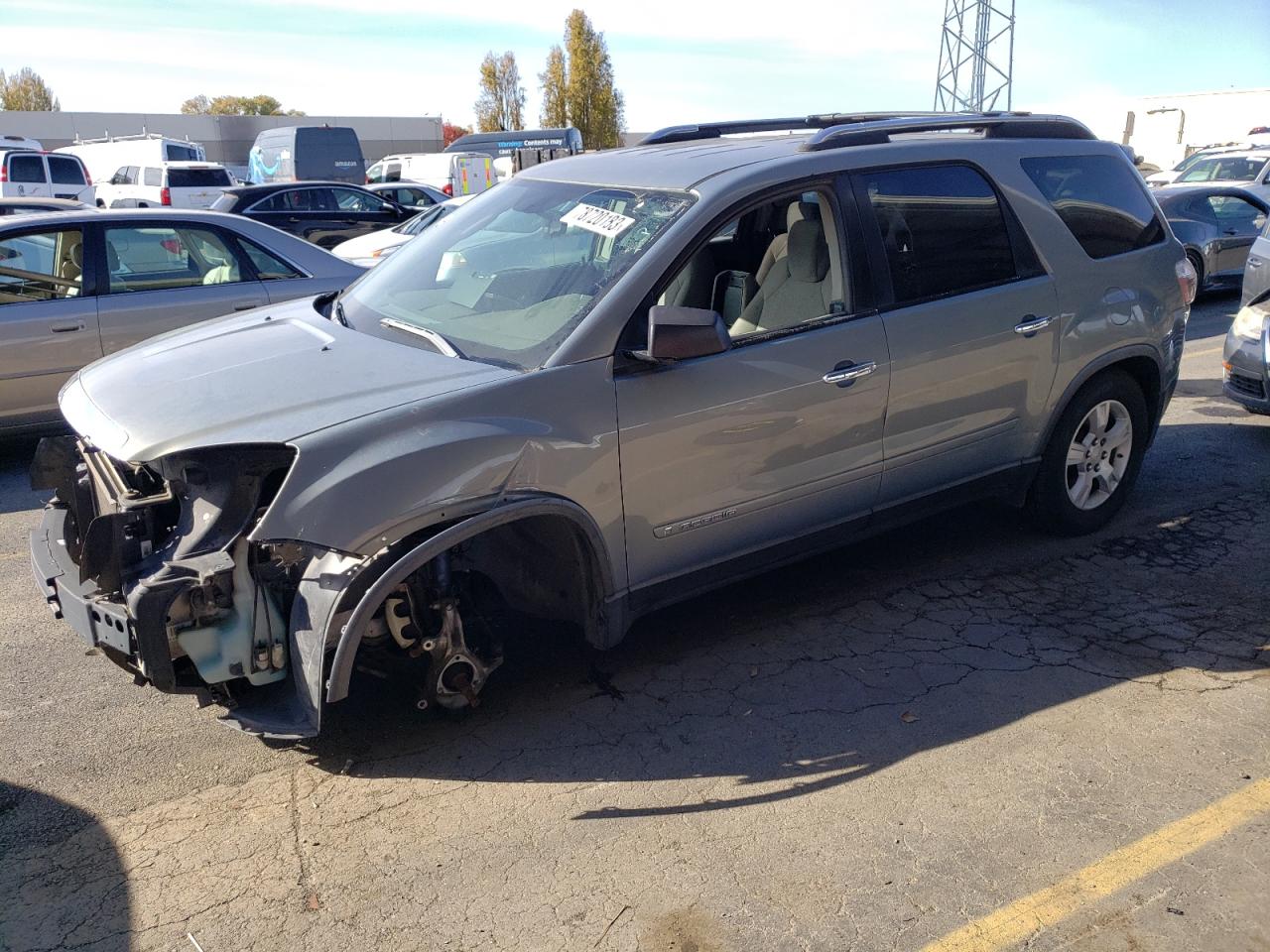 Image 1 of 2008 GMC ACADIA SLE 2008 with VIN 1GKER13748J270921