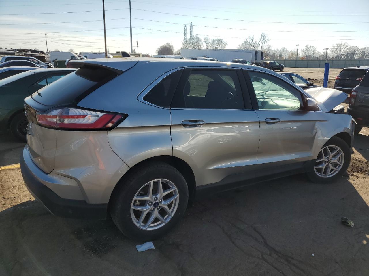 Image 3 of 2021 FORD EDGE SEL 2021 with VIN 2FMPK3J91MBA03075