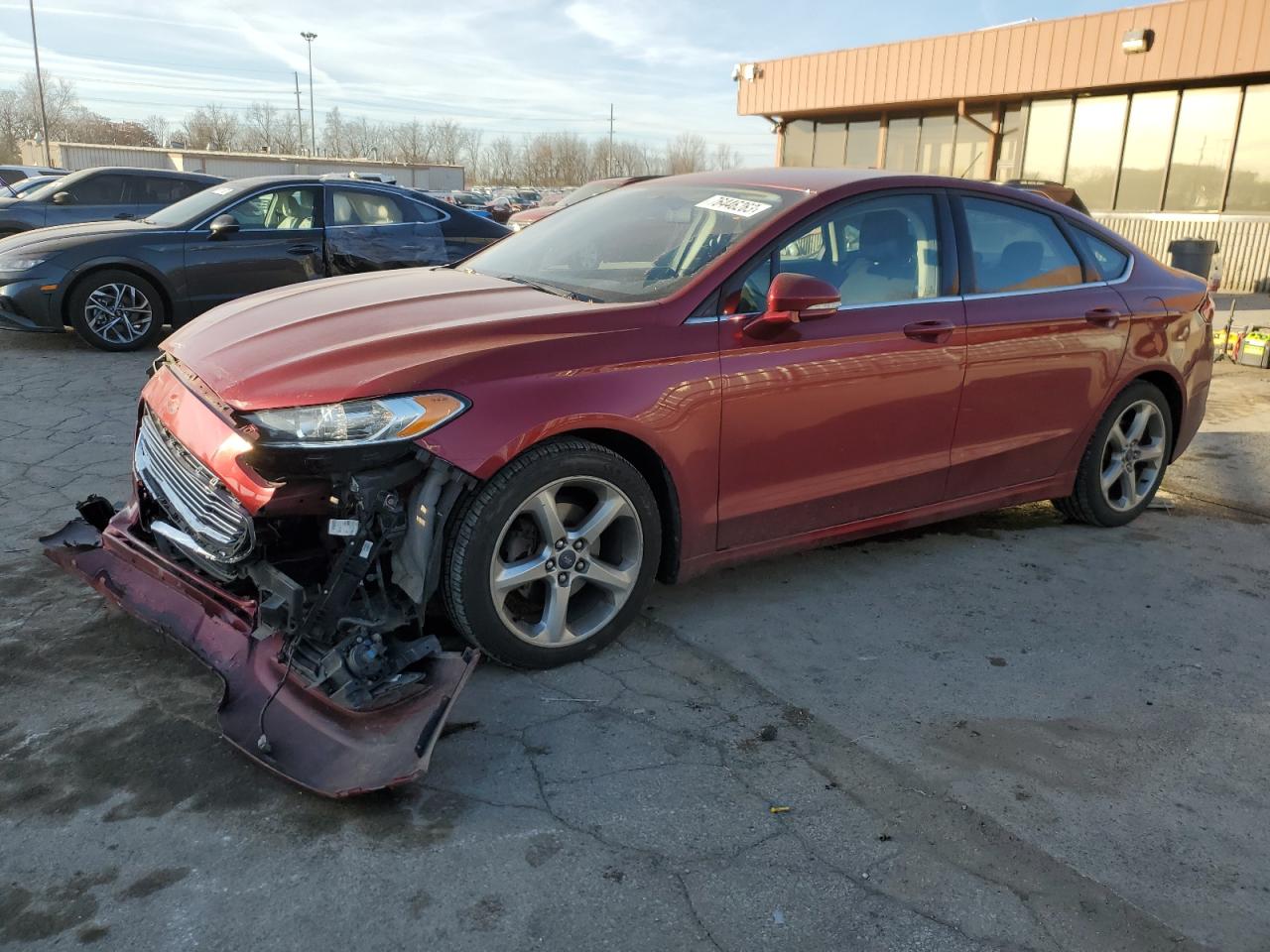 Image 1 of 2014 FORD FUSION SE 2014 with VIN 1FA6P0H79E5395321