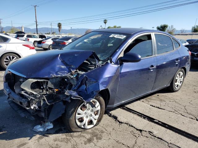 Image 1 of 2010 HYUNDAI ELANTRA BLUE 2010 with VIN KMHDU4AD2AU889405