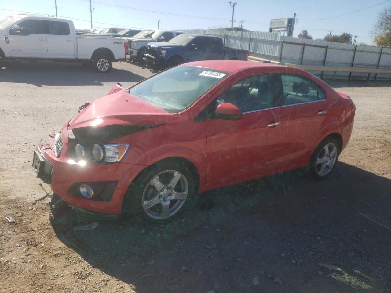 Image 1 of 2015 CHEVROLET SONIC LTZ 2015 with VIN 1G1JE5SB1F4139355