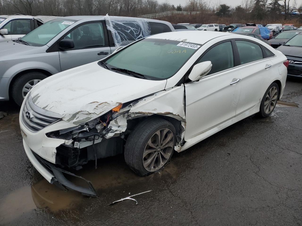 Image 1 of 2014 HYUNDAI SONATA SE 2014 with VIN 5NPEC4AB2EH857791
