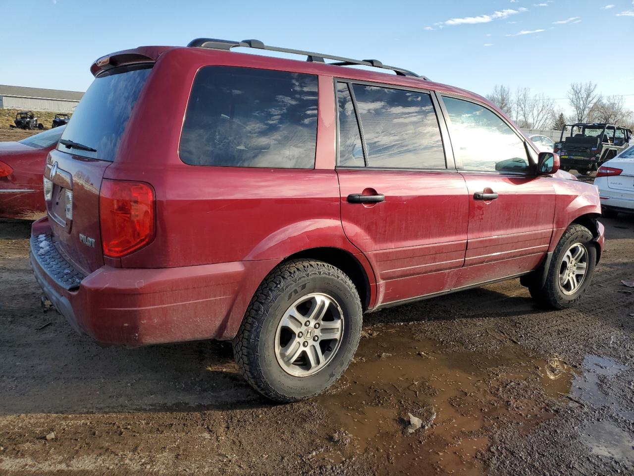 Image 3 of 2004 HONDA PILOT EXL 2004 with VIN 2HKYF18614H619652