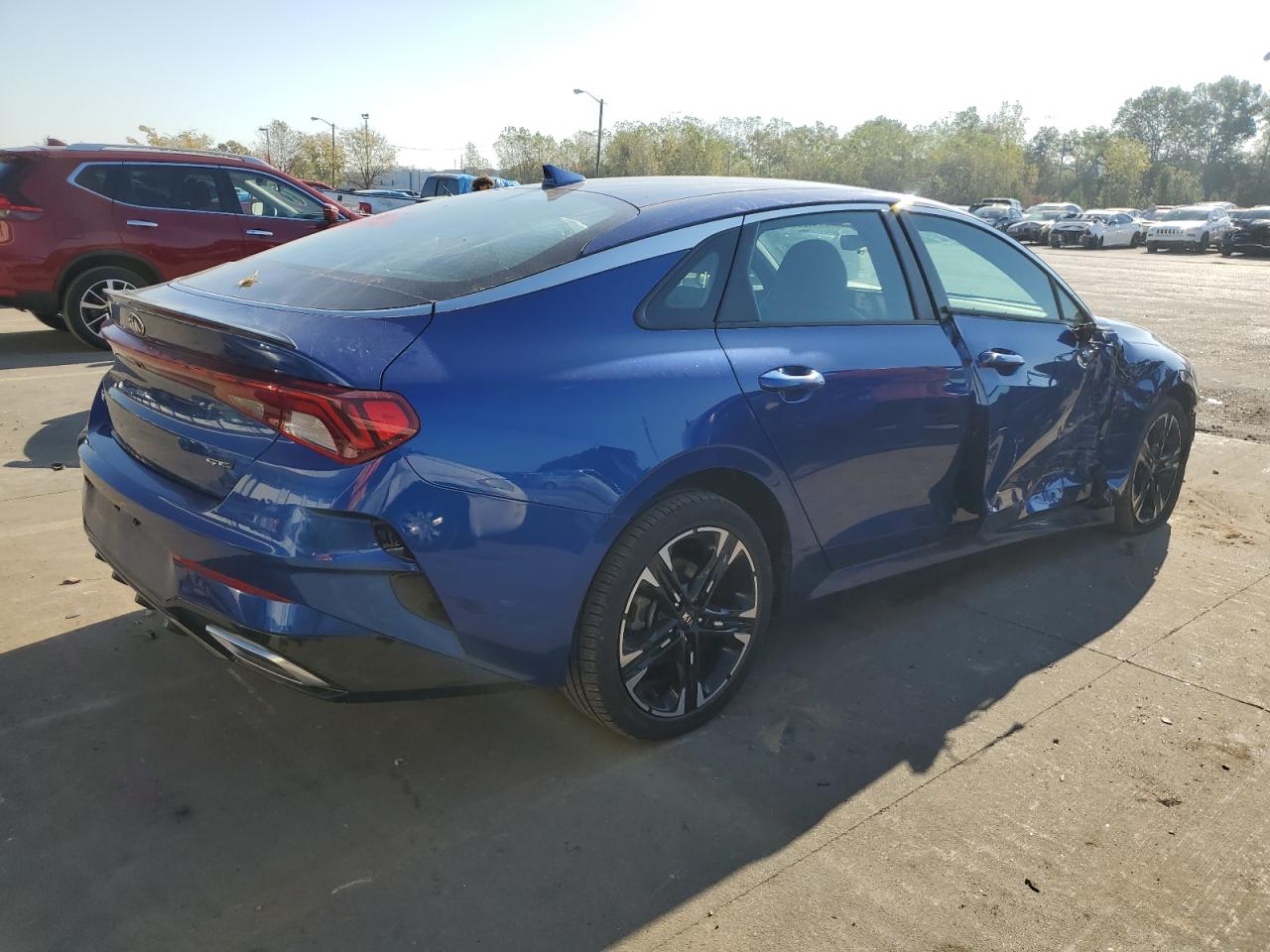 Image 3 of 2021 KIA K5 GT LINE 2021 with VIN 5XXG64J25MG009477