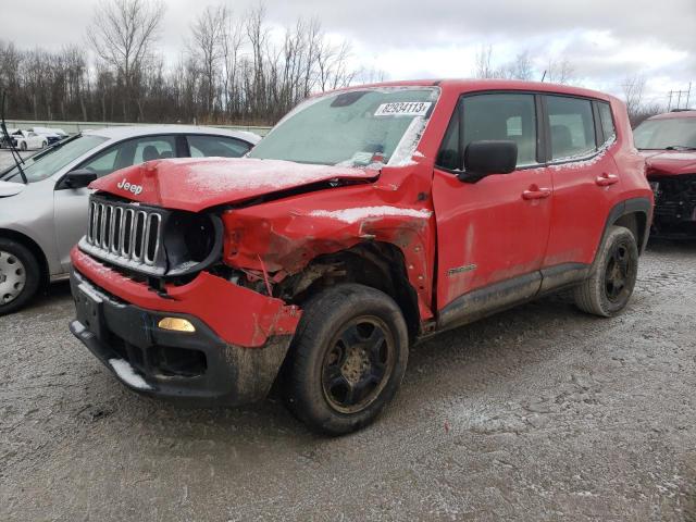 Image 1 of 2017 JEEP RENEGADE SPORT 2017 with VIN ZACCJBABXHPE43624