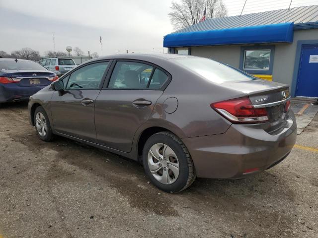 Image 2 of 2014 HONDA CIVIC LX 2014 with VIN 19XFB2F5XEE248595