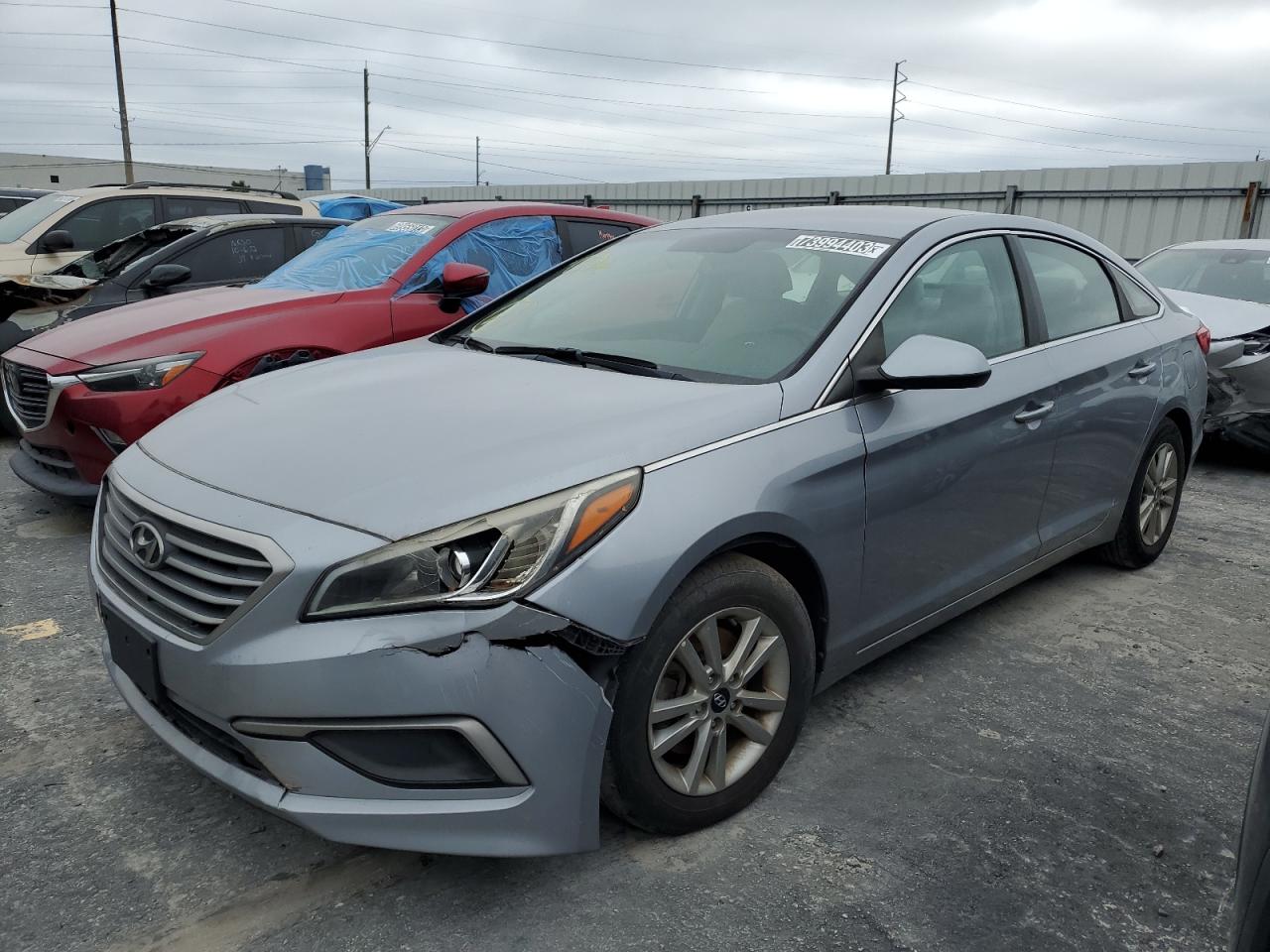 Image 1 of 2017 HYUNDAI SONATA SE 2017 with VIN 5NPE24AF5HH554417