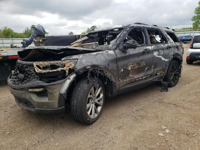 Image 1 of 2021 FORD EXPLORER PLATINUM 2021 with VIN 1FM5K8HC0MGB63446