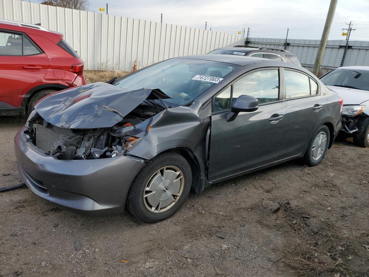 Изображение 2012 HONDA CIVIC HF 2012
