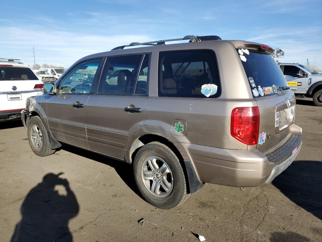Изображение 2 2003 HONDA PILOT EXL 2003 с VIN 2HKYF18533H574106