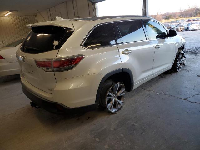Image 3 of 2014 TOYOTA HIGHLANDER XLE 2014 with VIN 5TDKKRFH3ES030327