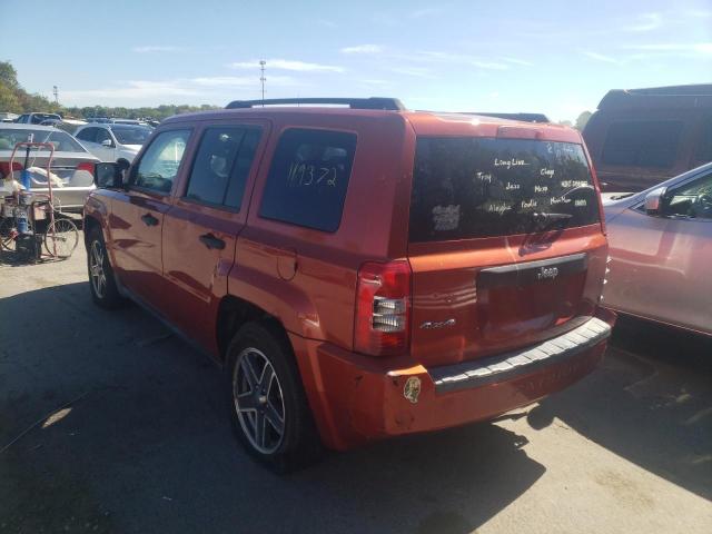 Image 3 of 2009 JEEP PATRIOT SPORT 2009 with VIN 1J4FF28B69D107600