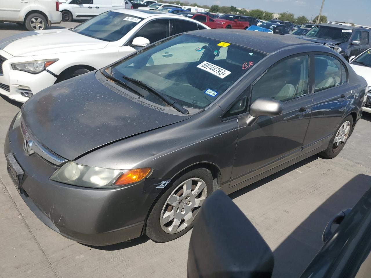 Image 1 of 2008 HONDA CIVIC LX 2008 with VIN 2HGFA16568H316334