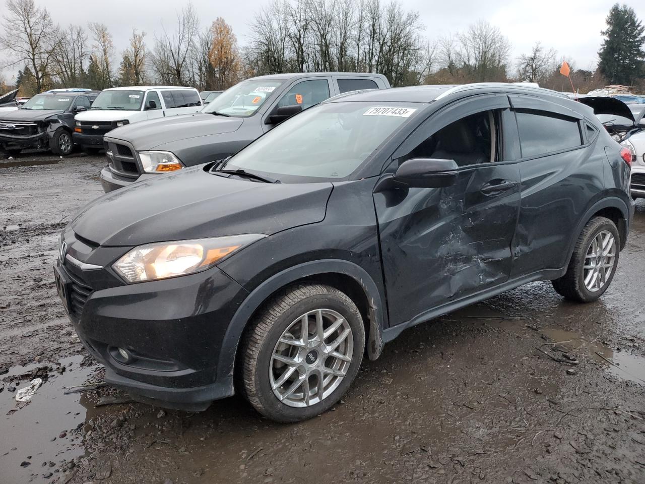 Image 1 of 2016 HONDA HR-V EXL 2016 with VIN 3CZRU6H7XGM759031