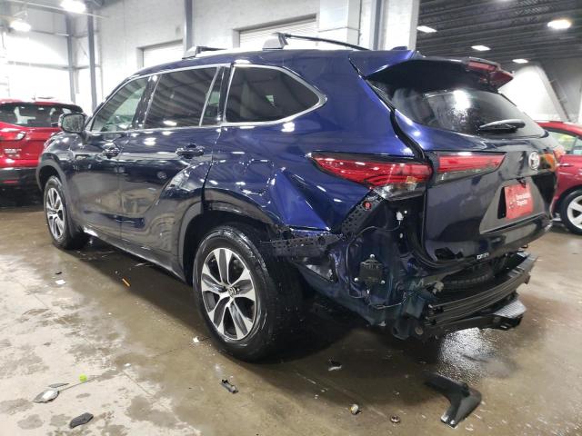 Изображение 2 2022 TOYOTA HIGHLANDER XLE 2022 с VIN 5TDGZRBH3NS241891