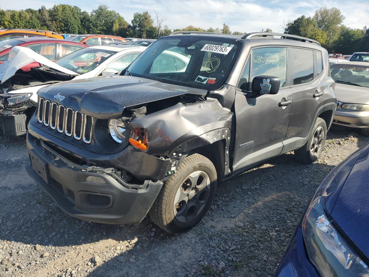 Obraz 1 z 2017 JEEP RENEGADE SPORT 2017 z VIN ZACCJBABXHPF52150