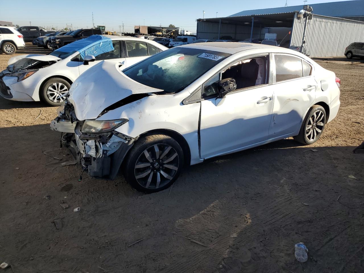 Изображение 1 2015 HONDA CIVIC EXL 2015 с VIN 19XFB2F93FE007658