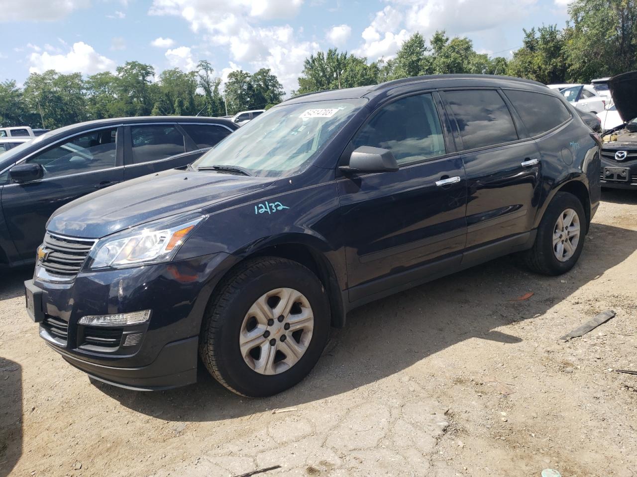 Image 1 of 2017 CHEVROLET TRAVERSE LS 2017 with VIN 1GNKRFED1HJ180292