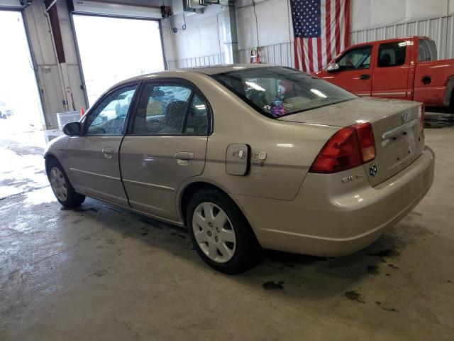 Изображение 2 2001 HONDA CIVIC EX 2001 с VIN 1HGES26771L068510
