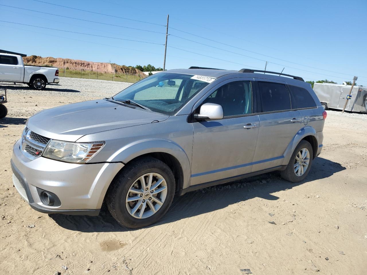 Image 1 of 2018 DODGE JOURNEY SXT 2018 with VIN 3C4PDCBB3JT243745
