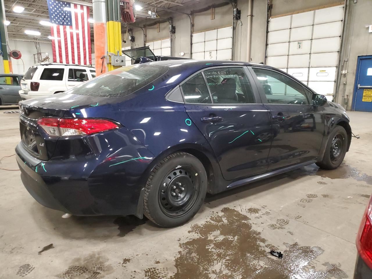 Image 3 of 2023 TOYOTA COROLLA LE 2023 with VIN 5YFB4MDE2PP044981