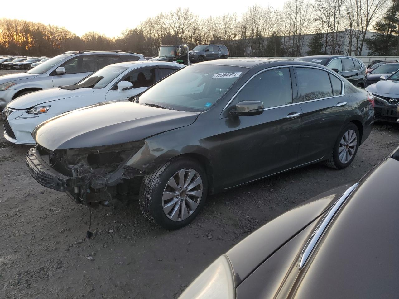 Изображение 1 2014 HONDA ACCORD EXL 2014 с VIN 1HGCR3F83EA010333