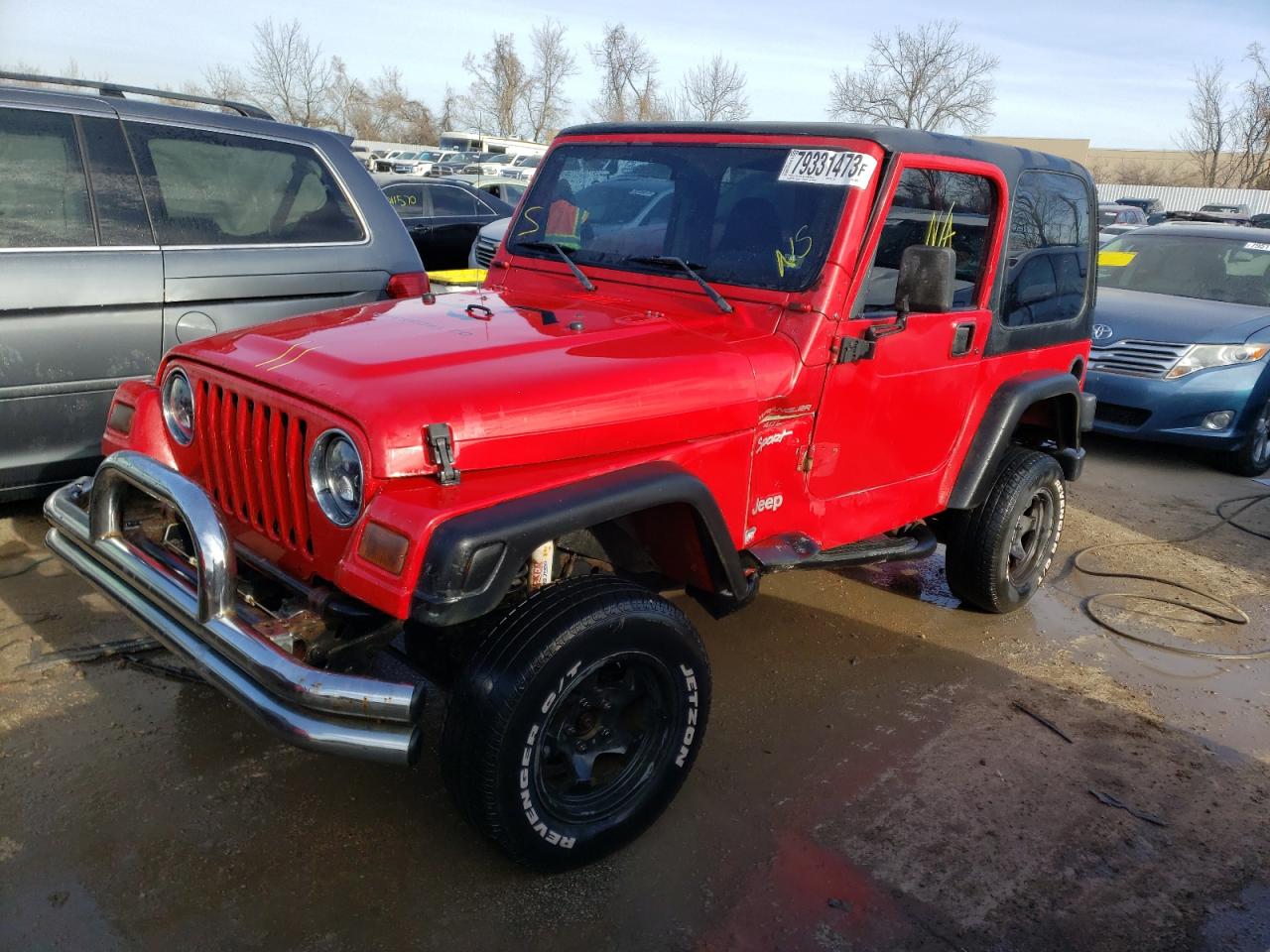 Image 1 of 2001 JEEP WRANGLER / TJ SPORT 2001 with VIN 1J4FA49S11P325097