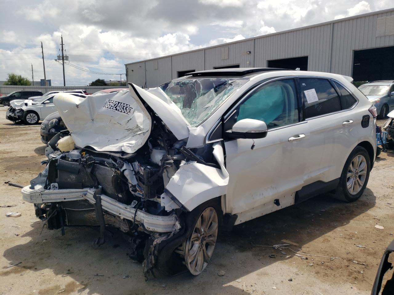 Image 1 of 2020 FORD EDGE TITANIUM 2020 with VIN 2FMPK3K91LBA03347