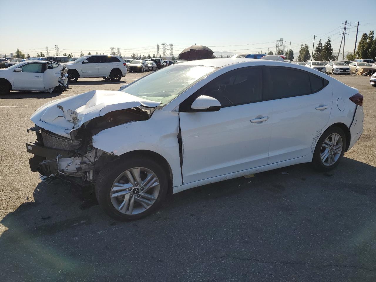 Image 1 of 2020 HYUNDAI ELANTRA SEL 2020 with VIN 5NPD84LF9LH610052