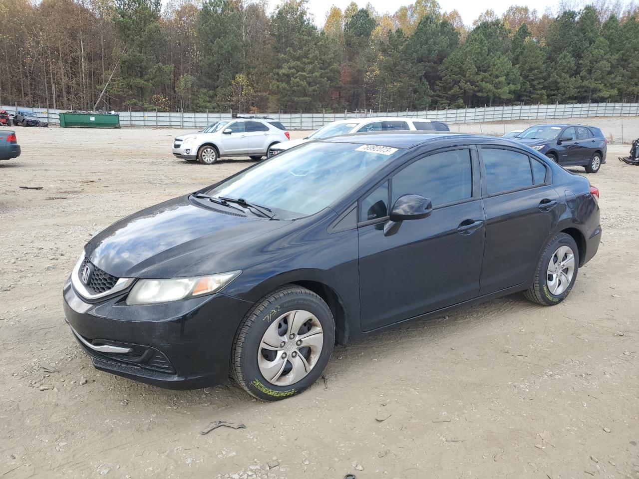 Изображение 1 2013 HONDA CIVIC LX 2013 с VIN 19XFB2F55DE060677