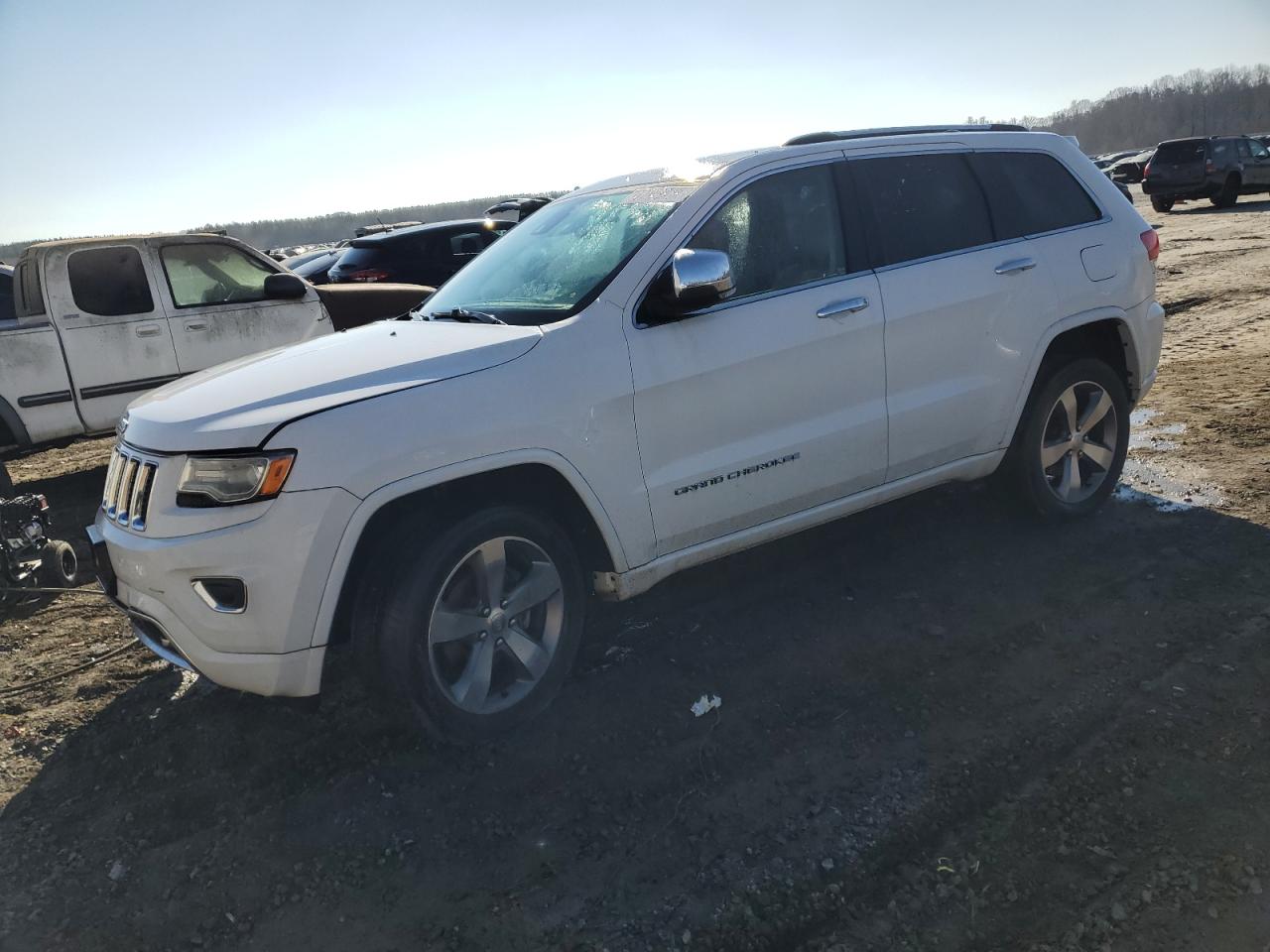 Image 1 of 2014 JEEP GRAND CHEROKEE OVERLAND 2014 with VIN 1C4RJFCG4EC279314