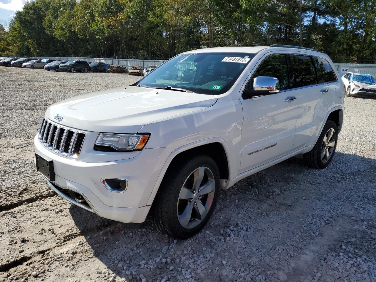 Изображение 1 2015 JEEP GRAND CHEROKEE OVERLAND 2015 с VIN 1C4RJFCG7FC726543