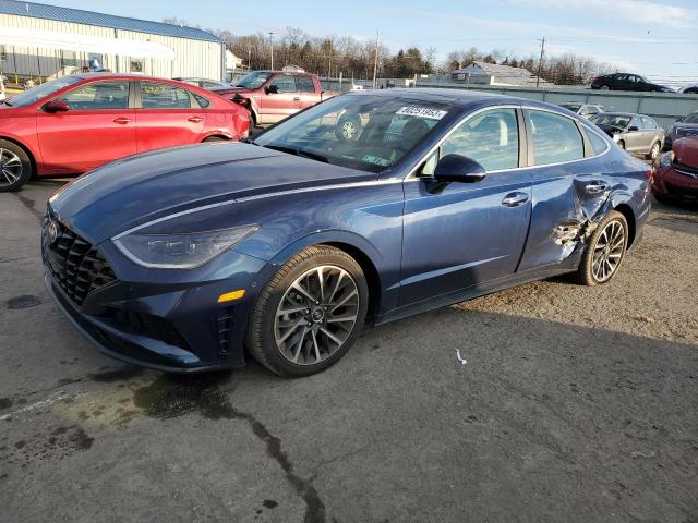 Image 1 of 2022 HYUNDAI SONATA LIMITED 2022 with VIN 5NPEH4J2XNH148656