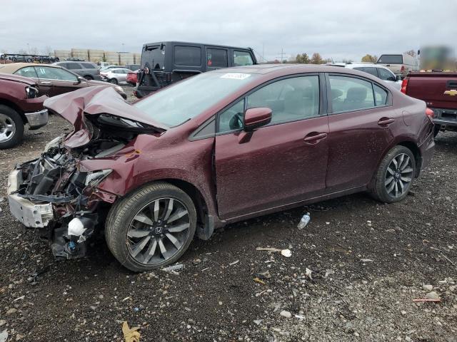 Image 1 of 2015 HONDA CIVIC EXL 2015 with VIN 19XFB2F93FE097054