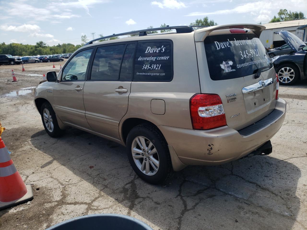 Image 2 of 2006 TOYOTA HIGHLANDER HYBRID 2006 with VIN JTEEW21A960011123