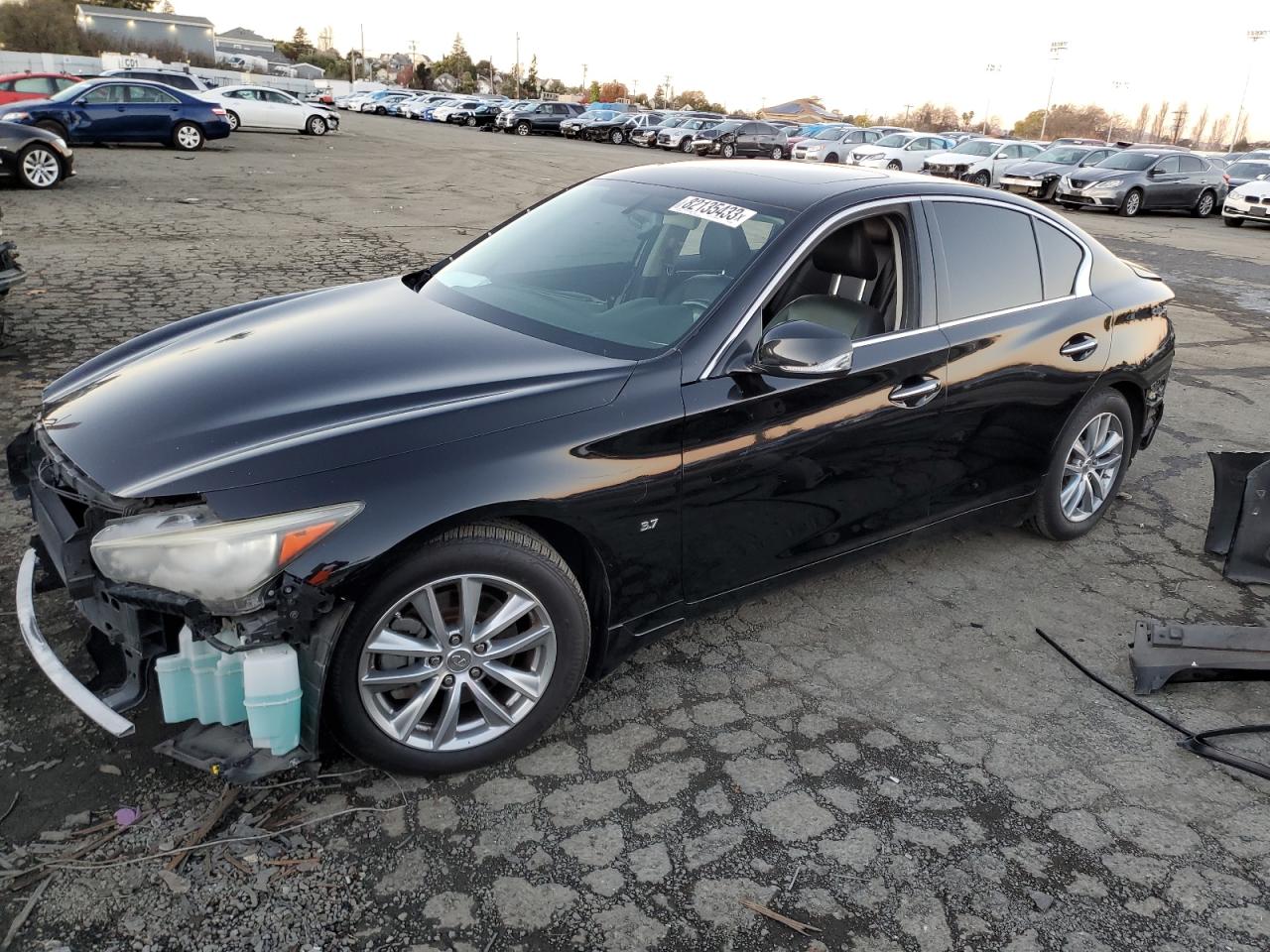 Image 1 of 2014 INFINITI Q50 BASE 2014 with VIN JN1BV7AP8EM683051