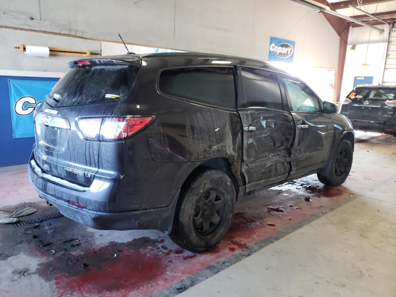 Image 3 of 2014 CHEVROLET TRAVERSE LS 2014 with VIN 1GNKRFED4EJ181030