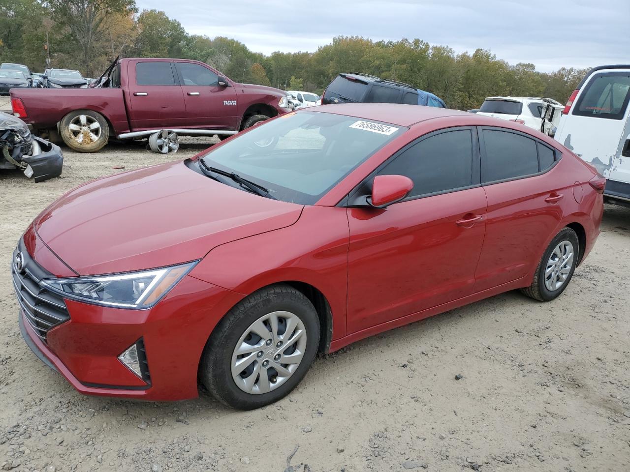 Obraz 1 z 2020 HYUNDAI ELANTRA SE 2020 z VIN KMHD74LF3LU092573